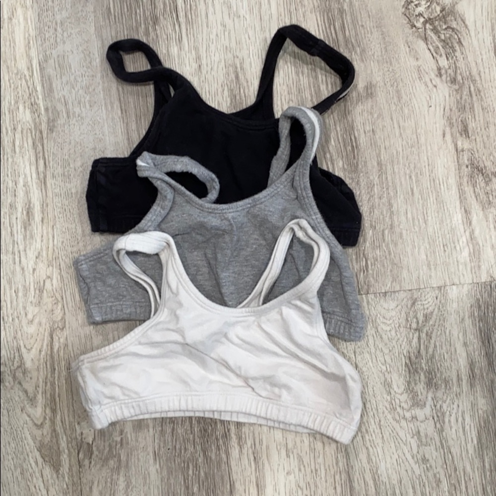 Girls sport bras